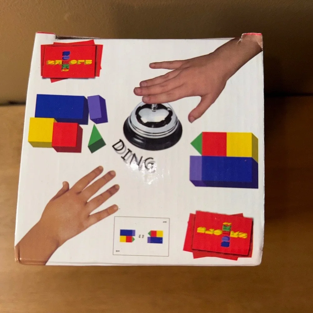 Blocks Rock! Educational Competitive Building Game Ages 6+ 2 Players with Bell